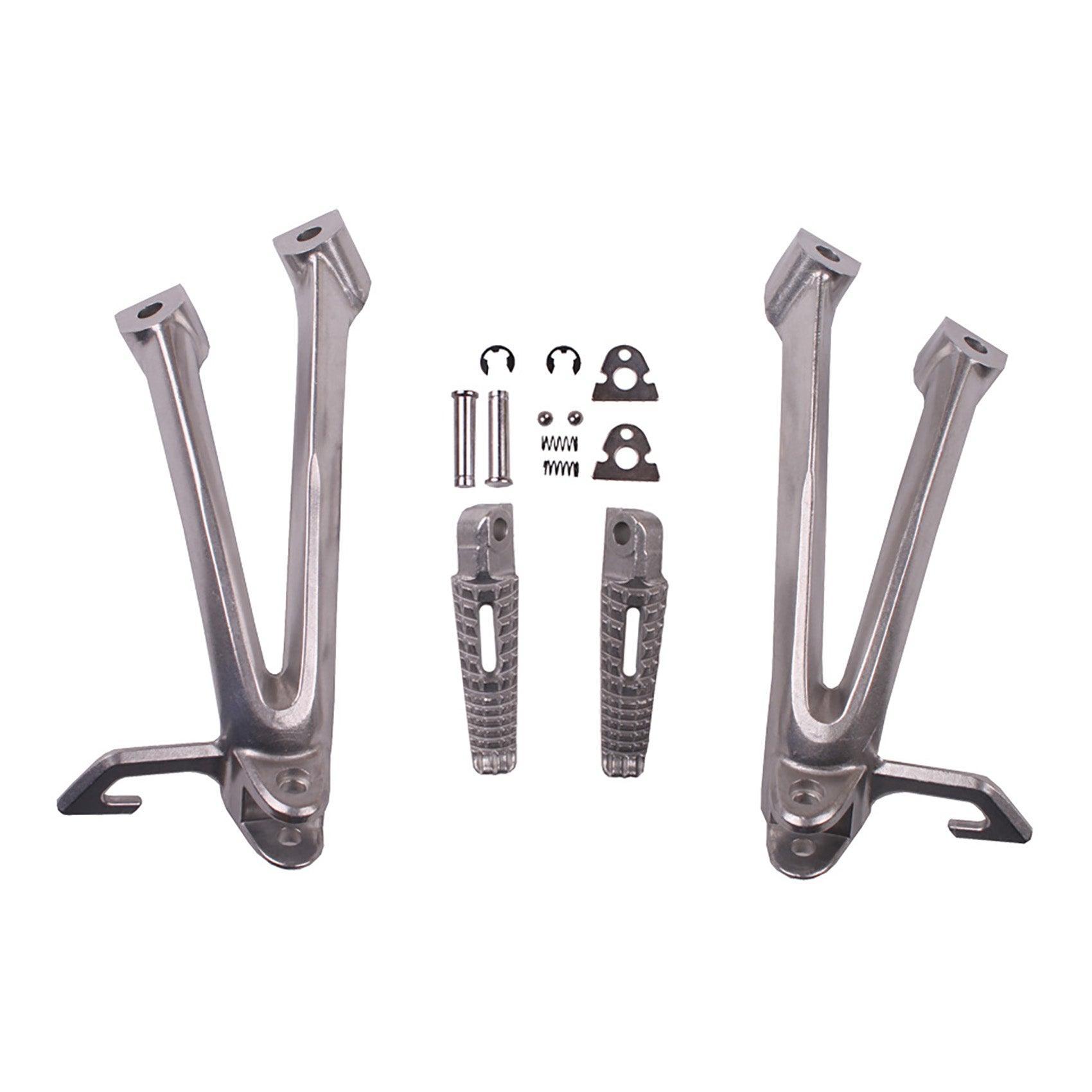 Repose-Pieds Arrière TCMT Pour Suzuki GSXR, V-Strom - Piquets De Pied Noir