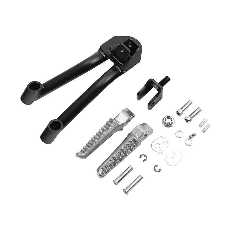 Black Floorboards & Brake Pedal For Honda Rebel 300/500 2017-2024 - CNC Aluminum