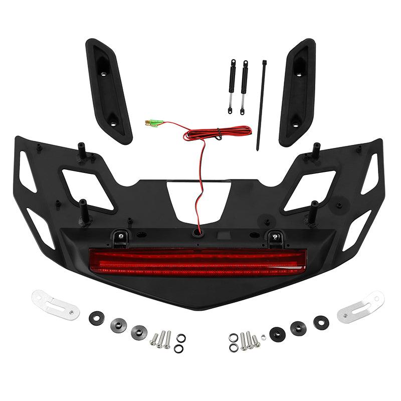 Krator Luggage Rack For Honda Goldwing GL1800 2001-2019 - Black Cargo Rack