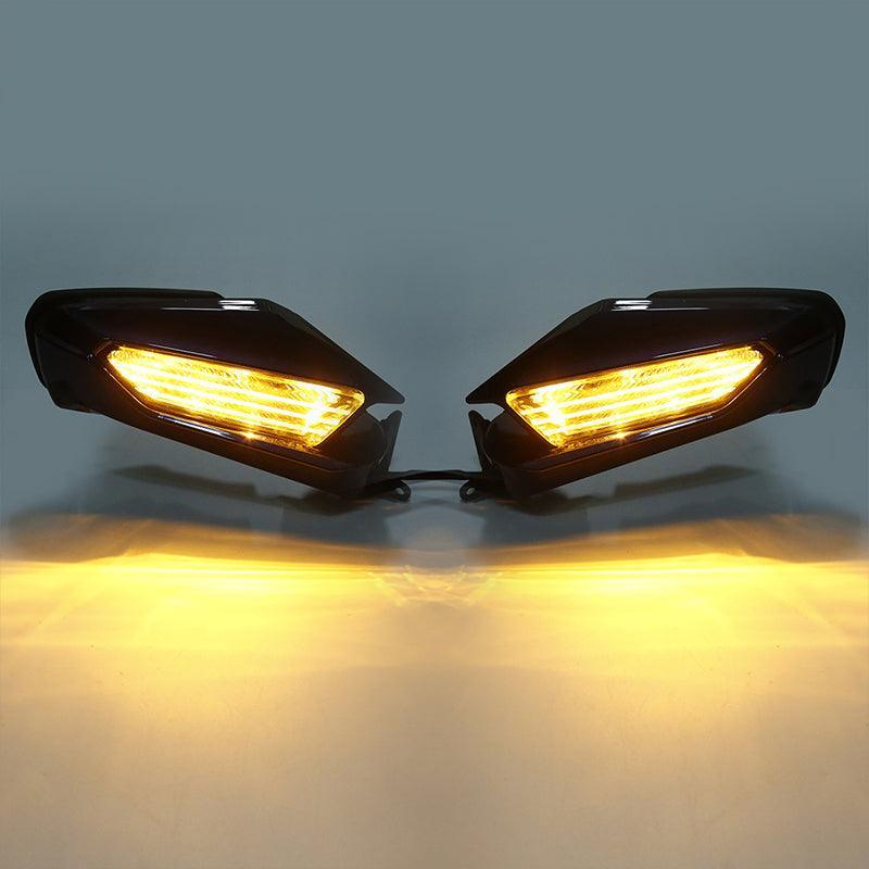 TCMT Rear-View Mirror LED Turn Signal Fit For Honda Goldwing
