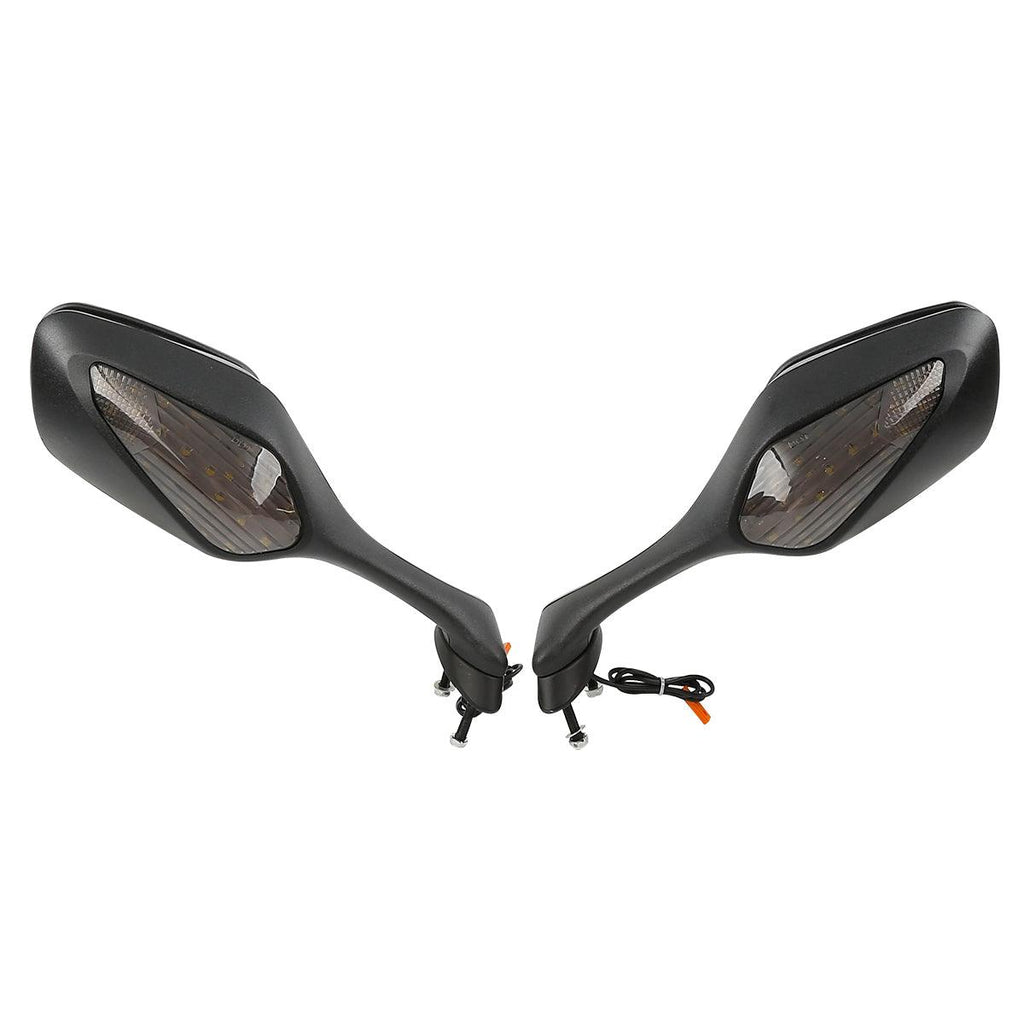 TCMT Rear View Side Mirrors with LED Turn Signals Fit For Honda