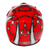 TCMT Red Spider Youth Kids DOT Motocross Off-Road Helmet - TCMT
