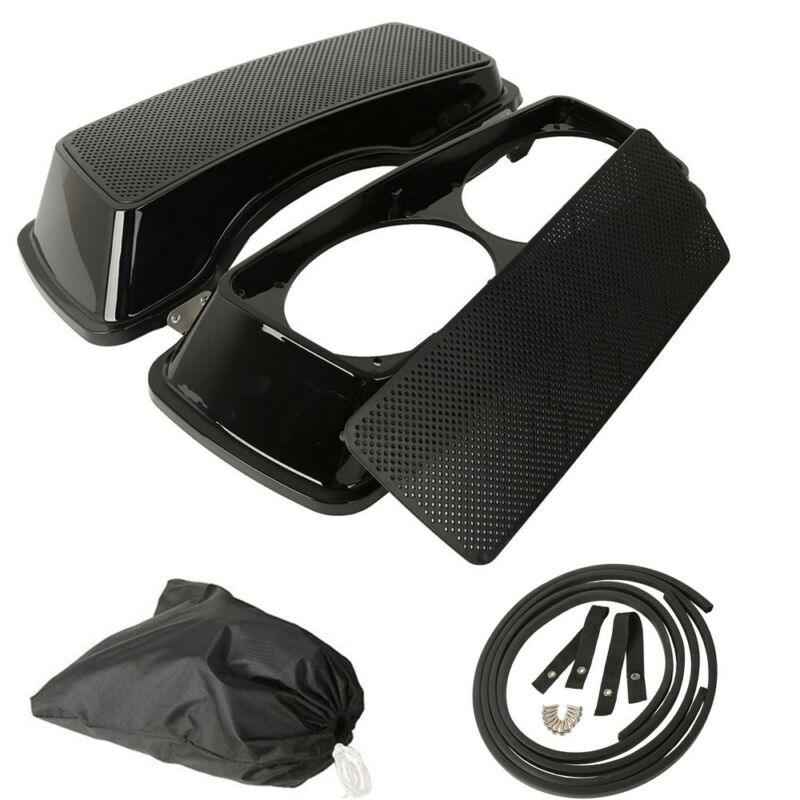 Harley saddlebag outlet lids with speakers