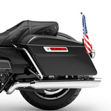 TCMT Saddlebag Trunk Mount American Flag Kit Fit For Harley Touring '93-'23 - TCMT