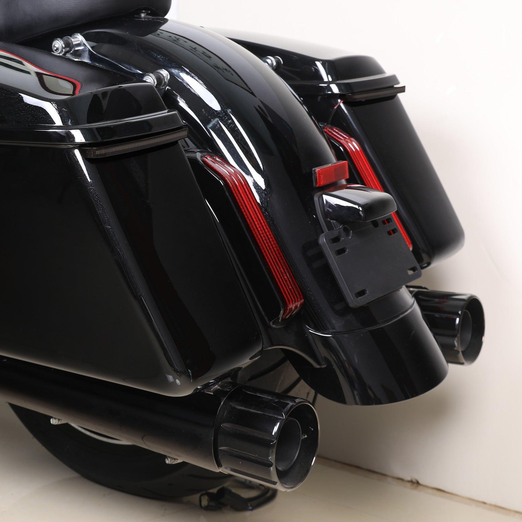 TCMT Saddlebags Auxiliary Warning Light Fit For Harley