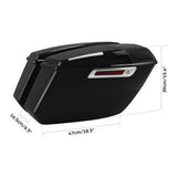 TCMT Saddlebags w/ 6x9" Speaker Cutout Grills Fit For Harley CVO Road Glide Street Glide '23-'24