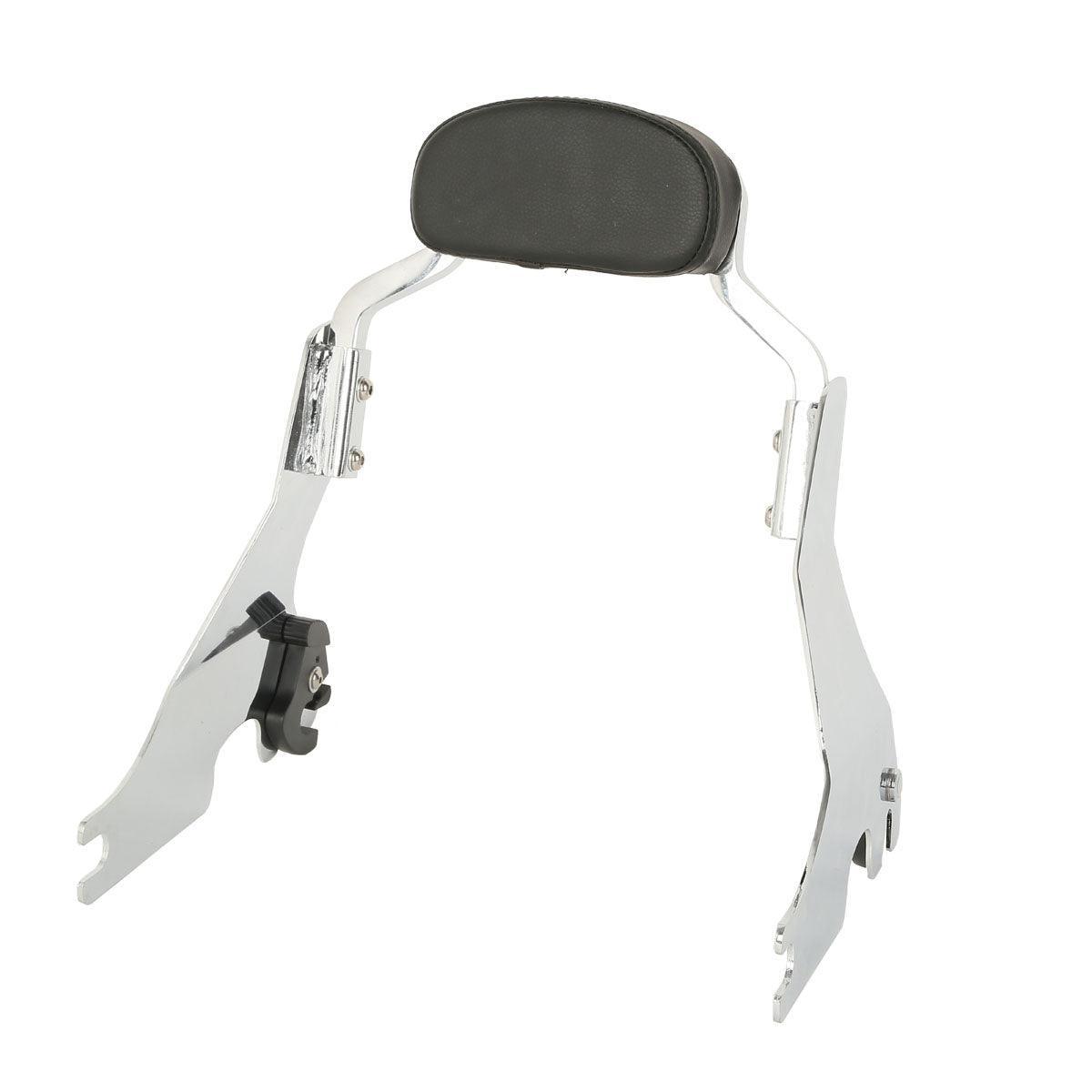 Gloss Black Iron Bracket TCMT Tall Sissy Bar Backrest Bracket For ...
