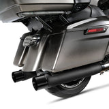 TCMT Slip-On Dual Mufflers Exhaust Pipes Fit For Harley Touring '17-'24 - TCMT