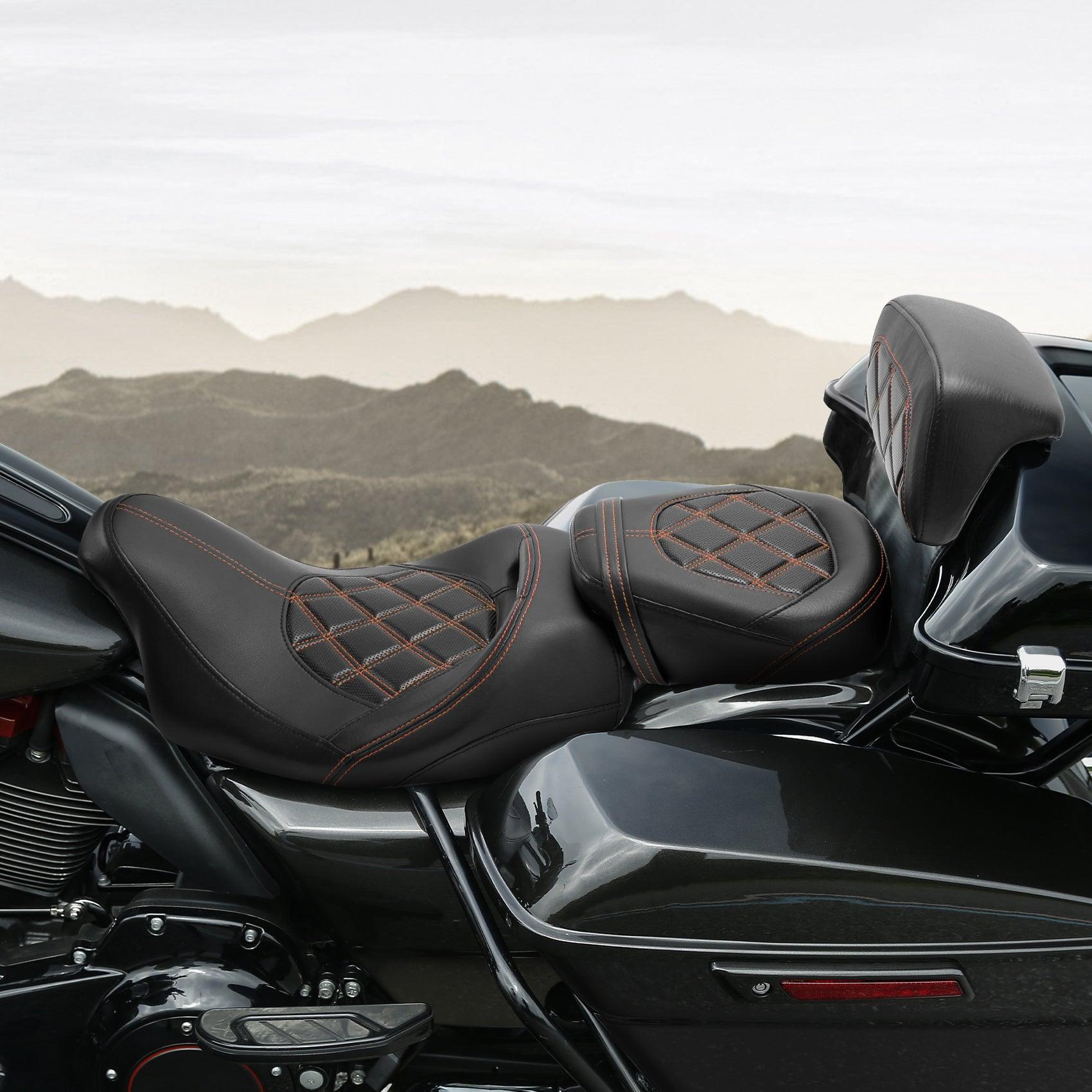 TCMT Tour Pack Backrest Pad Fit For Harley Touring '14-'25