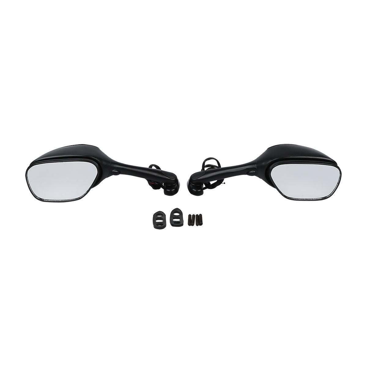 TCMT Turn Signal Integrated Rear View Side Mirrors Fit For Suzuki GSXR