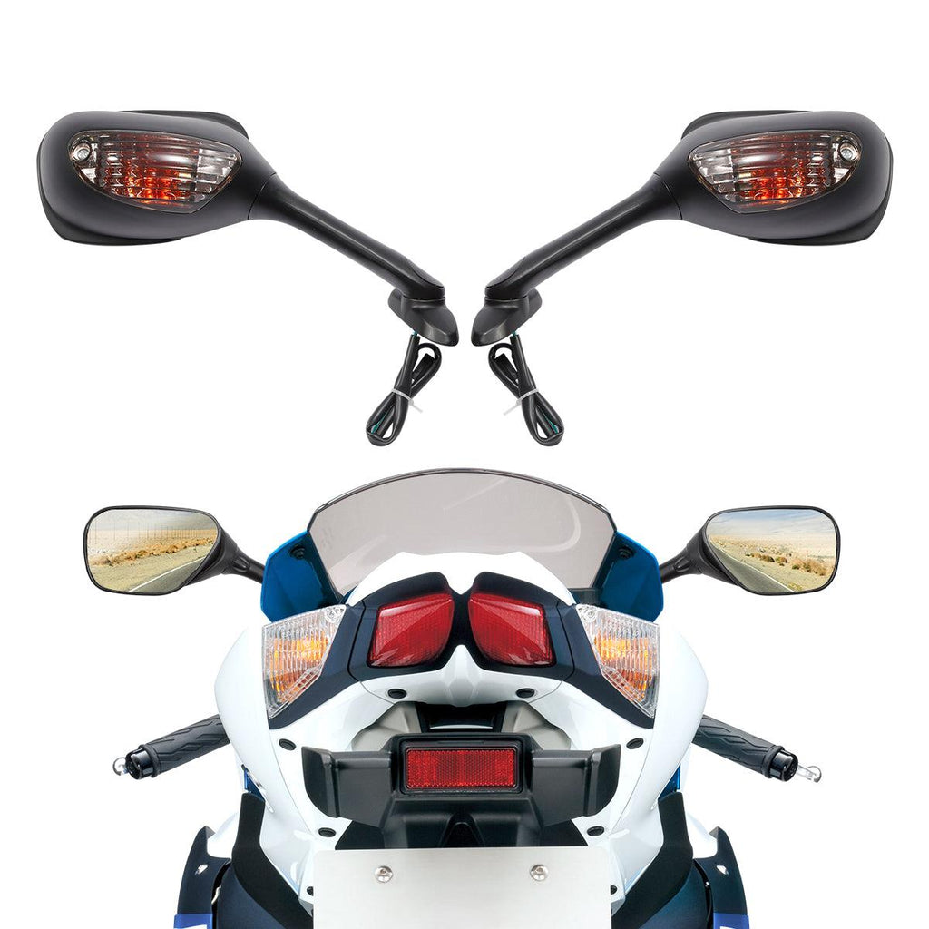 TCMT Rear View Mirrors Turn Signal For Suzuki GSXR600 GSXR750 2006-2015 GSXR1000 - TCMTMOTOR