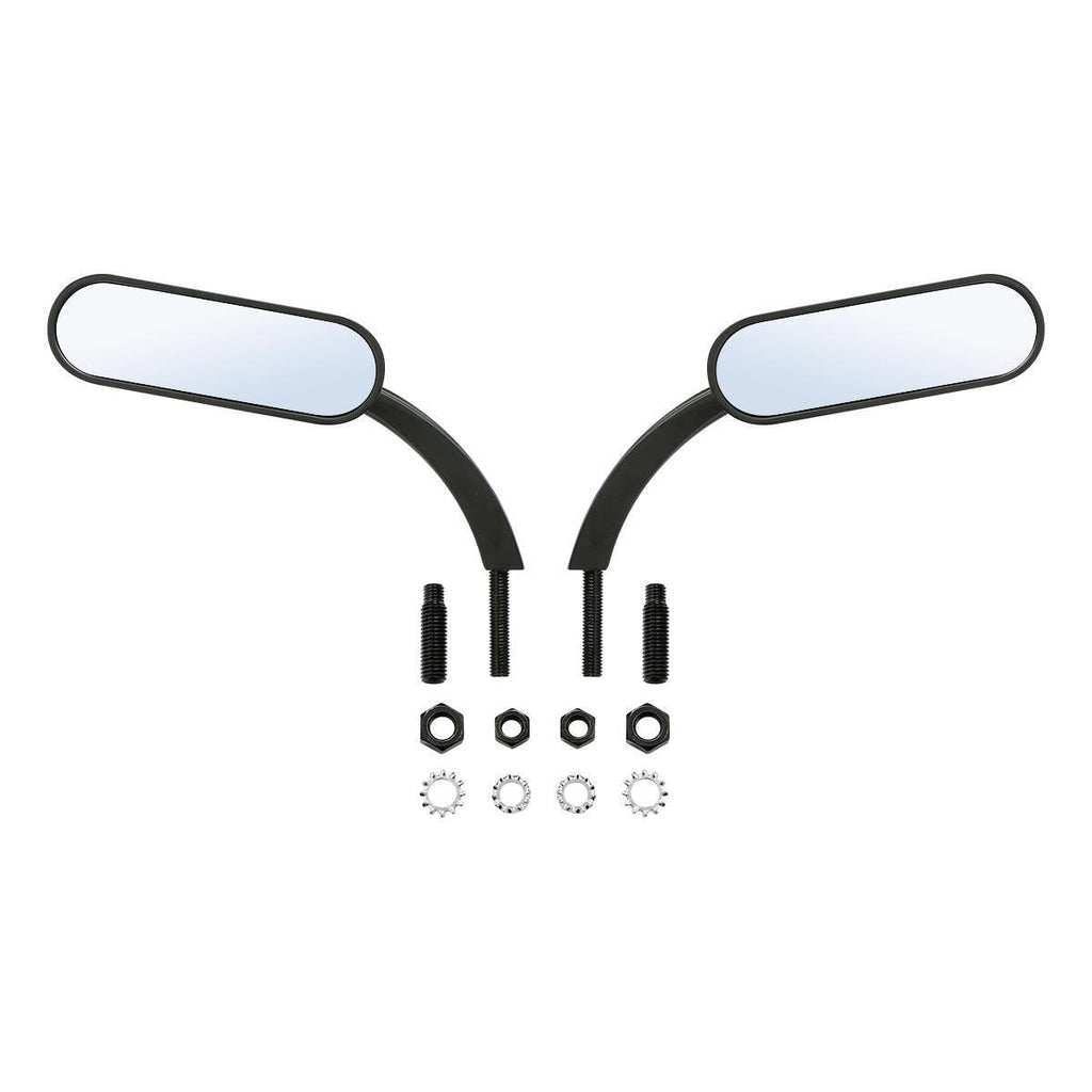 For Harley Davidson Iron 883 1200 Sportster Black Motorcycle Rear View Mirrors E - Foto 9