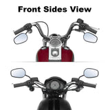TCMT Universal 8mm Threaded Rear View Mirrors Fit For Harley Touring Road Electra Glide Softail Dyna - TCMTMOTOR