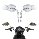 TCMT Split Vision Mirrors For Harley Touring Softail Sportster 1982-Later - TCMTMOTOR