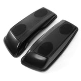 TCMT Unpainted Black Saddlebag Lids 5"x7" Dual Speaker Cutouts Fit For Harley Touring '14-Later - TCMT