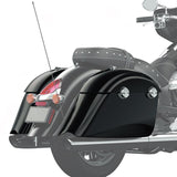 TCMT Unpainted Hard Saddlebags Electronic Latch Lid Fit For Indian - TCMT
