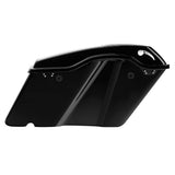 TCMT Vivid Black Hard Saddlebags 6"x9" Speaker Lids Fit For Harley Touring '14-'24