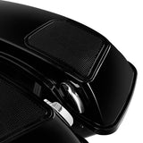 TCMT Vivid Black Hard Saddlebags 6"x9" Speaker Lids Fit For Harley Touring '14-'24