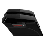 TCMT Vivid Black Hard Saddlebags 6"x9" Speaker Lids Fit For Harley Touring '93-'13 - TCMTMOTOR