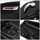 TCMT Vivid Black Hard Saddlebags Fit For Harley CVO Road Glide Street Glide '23-'25 - TCMT