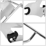 TCMT Vivid Black/Chrome Quick Release Rear Luggage Rack Fit For Harley Touring '14-'25 - TCMT