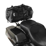 TCMT Vivid Black/Chrome Quick Release Rear Luggage Rack Fit For Harley Touring '14-'25 - TCMT