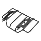 TCMT Vivid Black/Chrome Quick Release Rear Luggage Rack Fit For Harley Touring '14-'25 - TCMT