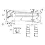 TCMT Wall Mount Storage Rack Fit For Harley Touring Tour Pack - TCMT