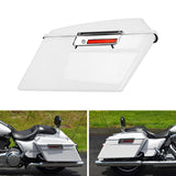 TCMT White Hard Saddlebags Fit For Harley Touring '94-'13 - TCMT