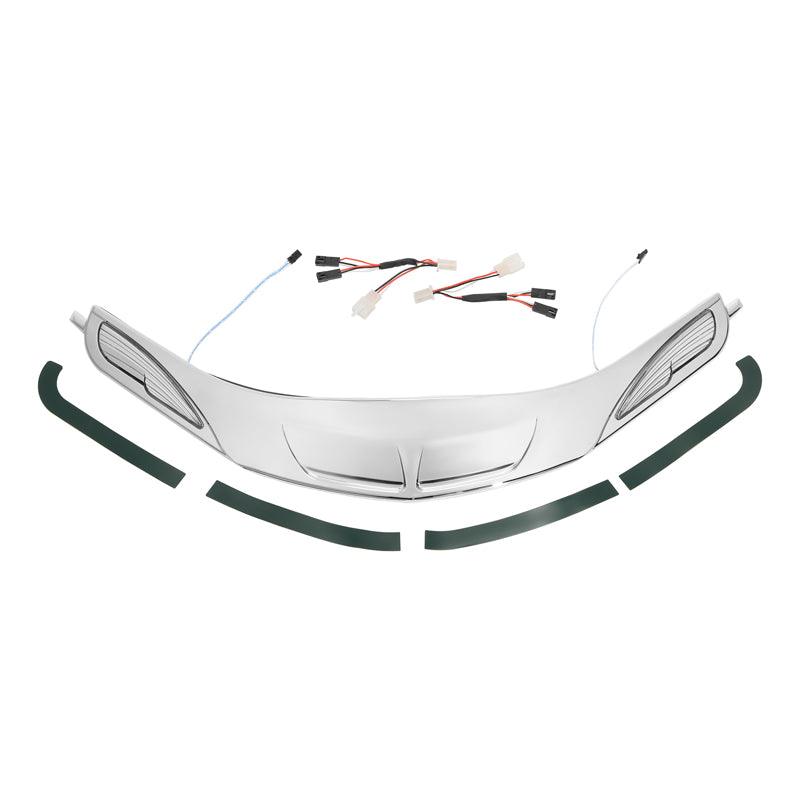 TCMT Windshield Trim & Light Fit For Honda Goldwing GL1800 '01-'17 F6B