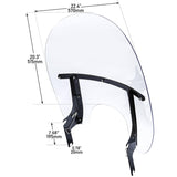 TCMT Windshield Windscreen Fit For Harley Touring Road King Classic '94-'23 - TCMT