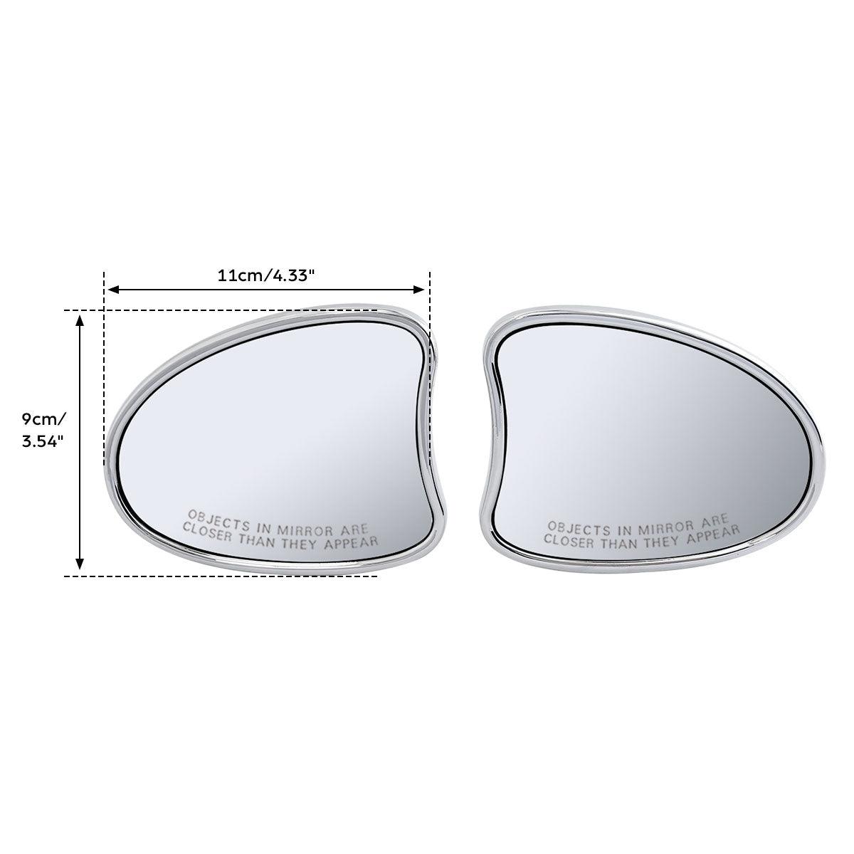TCMT Zinc Alloy Tapered Fairing Mount Mirrors Fit For Harley Electra Glide  Street Glide Ultra Limited Tri Glide '14-'23